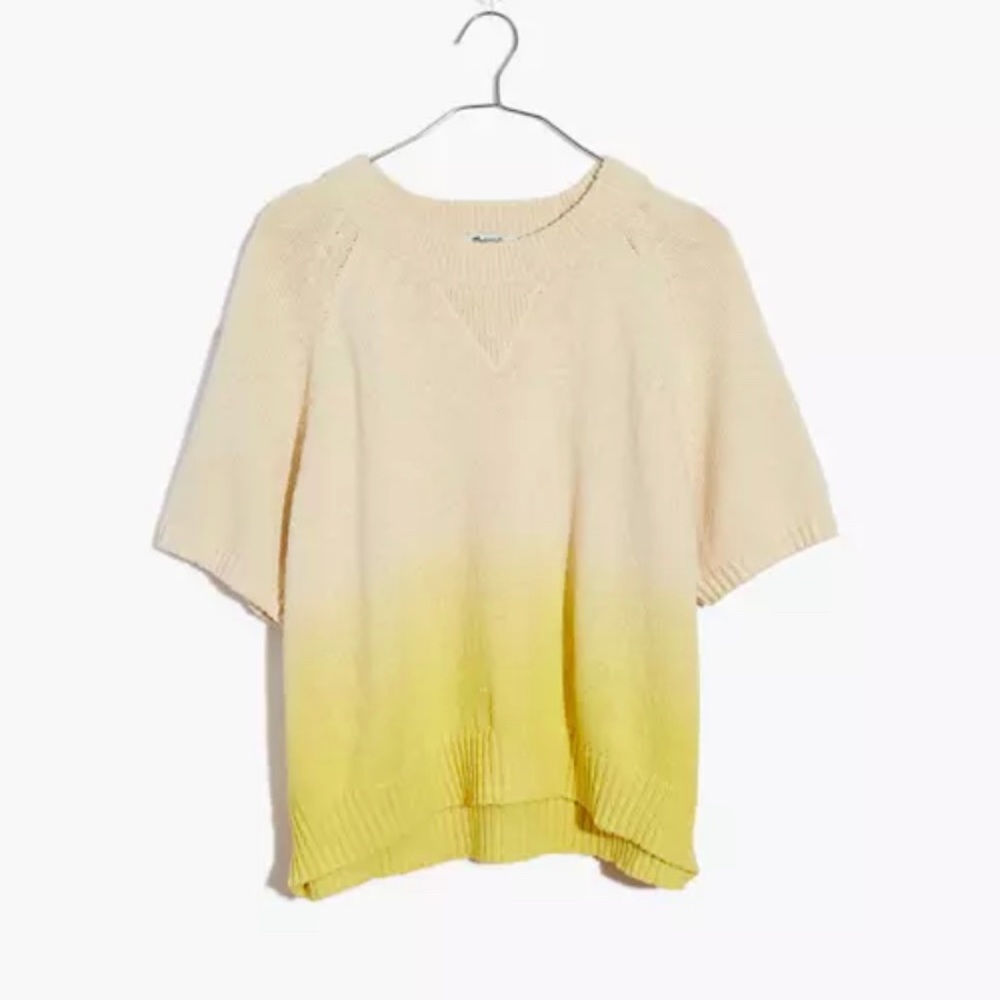 Madewell ombré short sleeved sweater